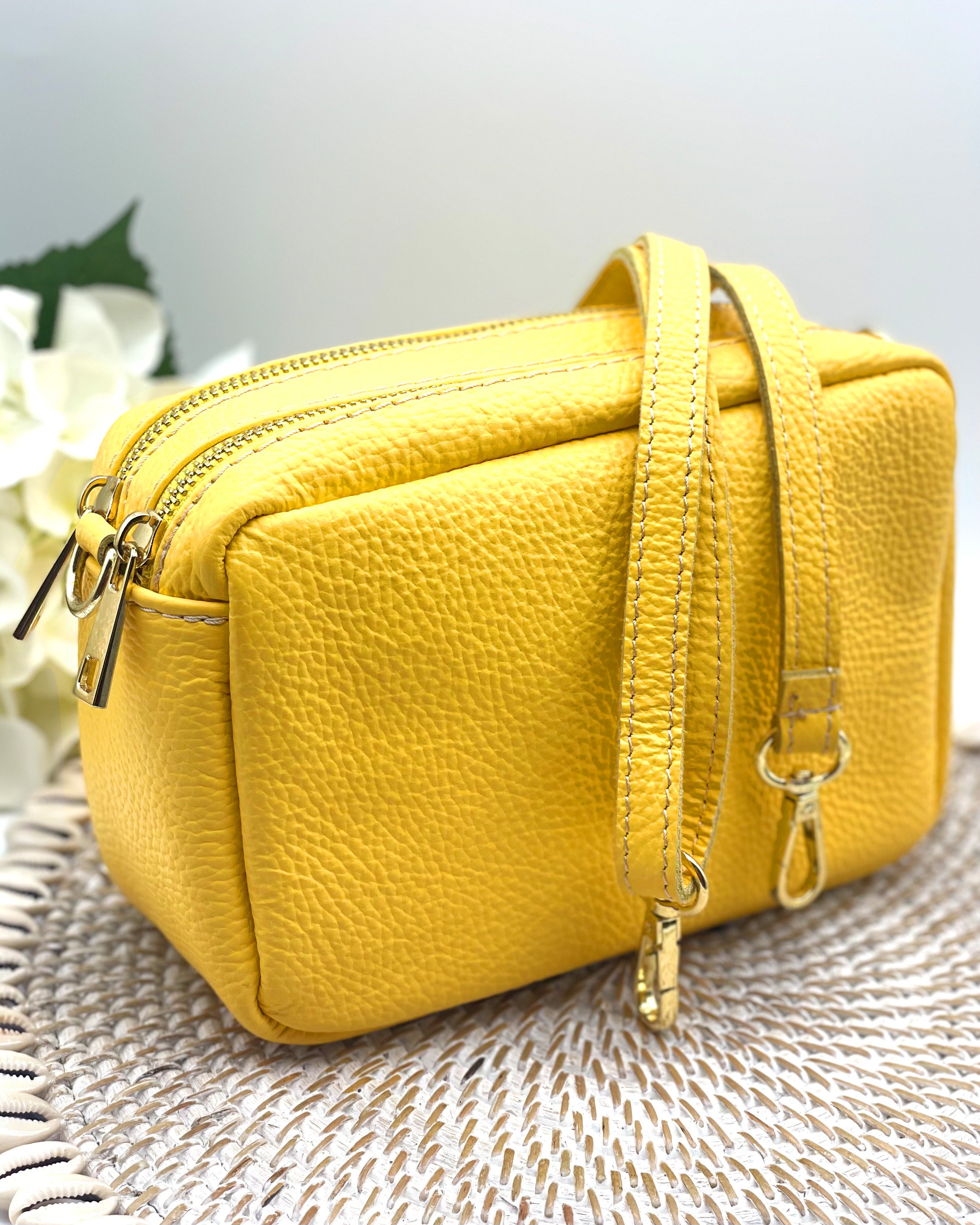 Yoko Double Zip Cross Body Handbag