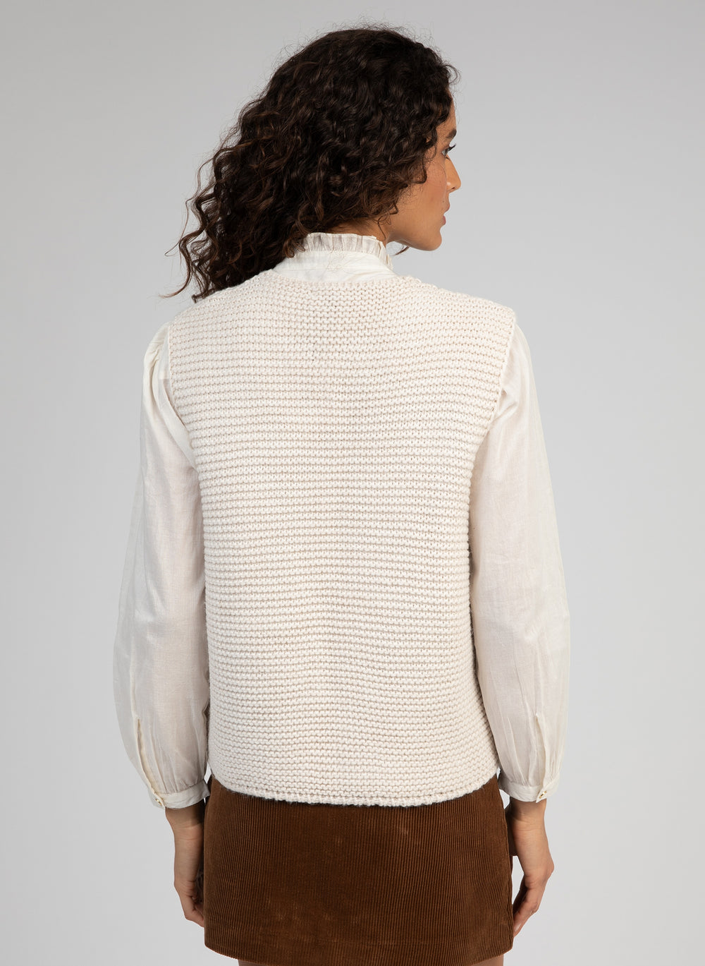 Legringa Cardigan - Ecru