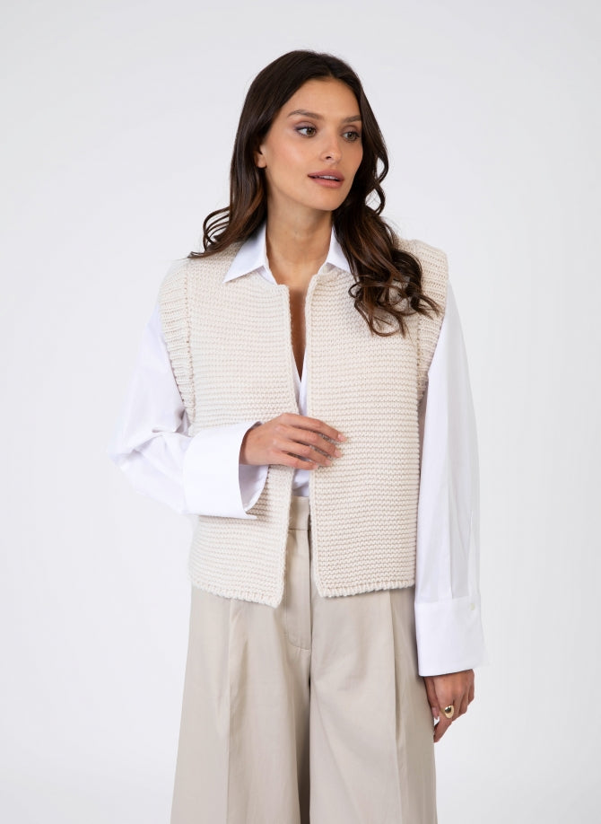 Legringou Open Knit - Ecru