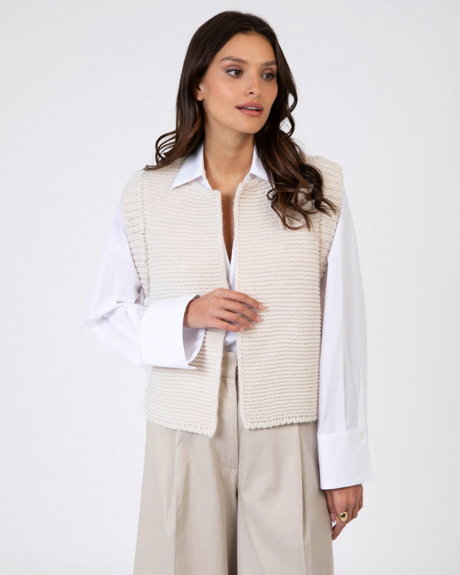 Legringou Open Knit - Ecru
