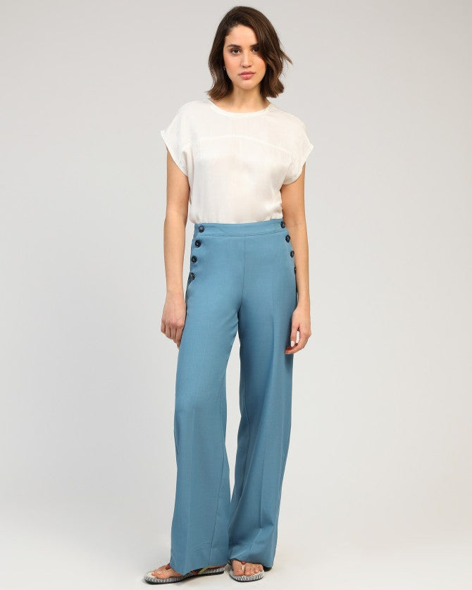 Ponary Trousers - Ciel