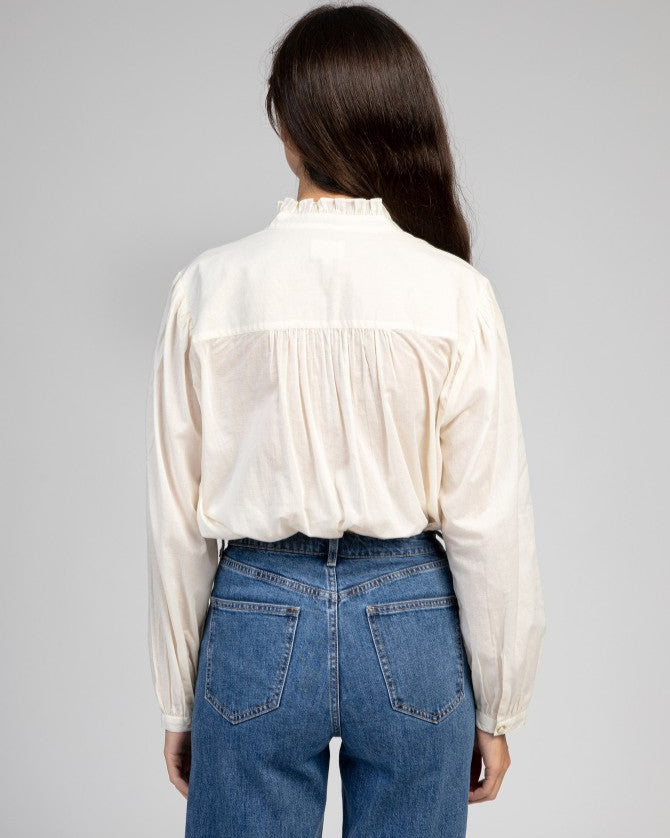 Saminy Blouse - Blanc