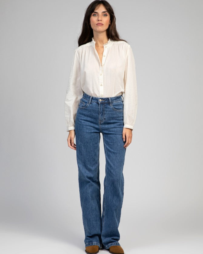 Saminy Blouse - Blanc
