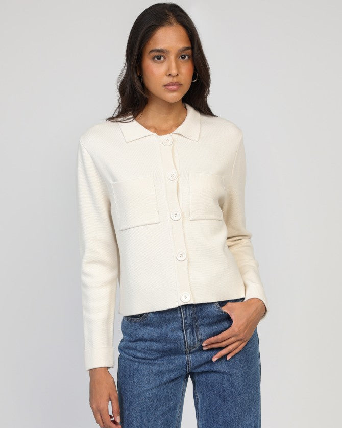 Valimana Cardigan - Ecru