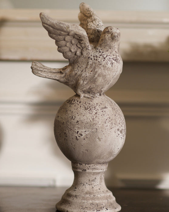 Bird on Round Finial