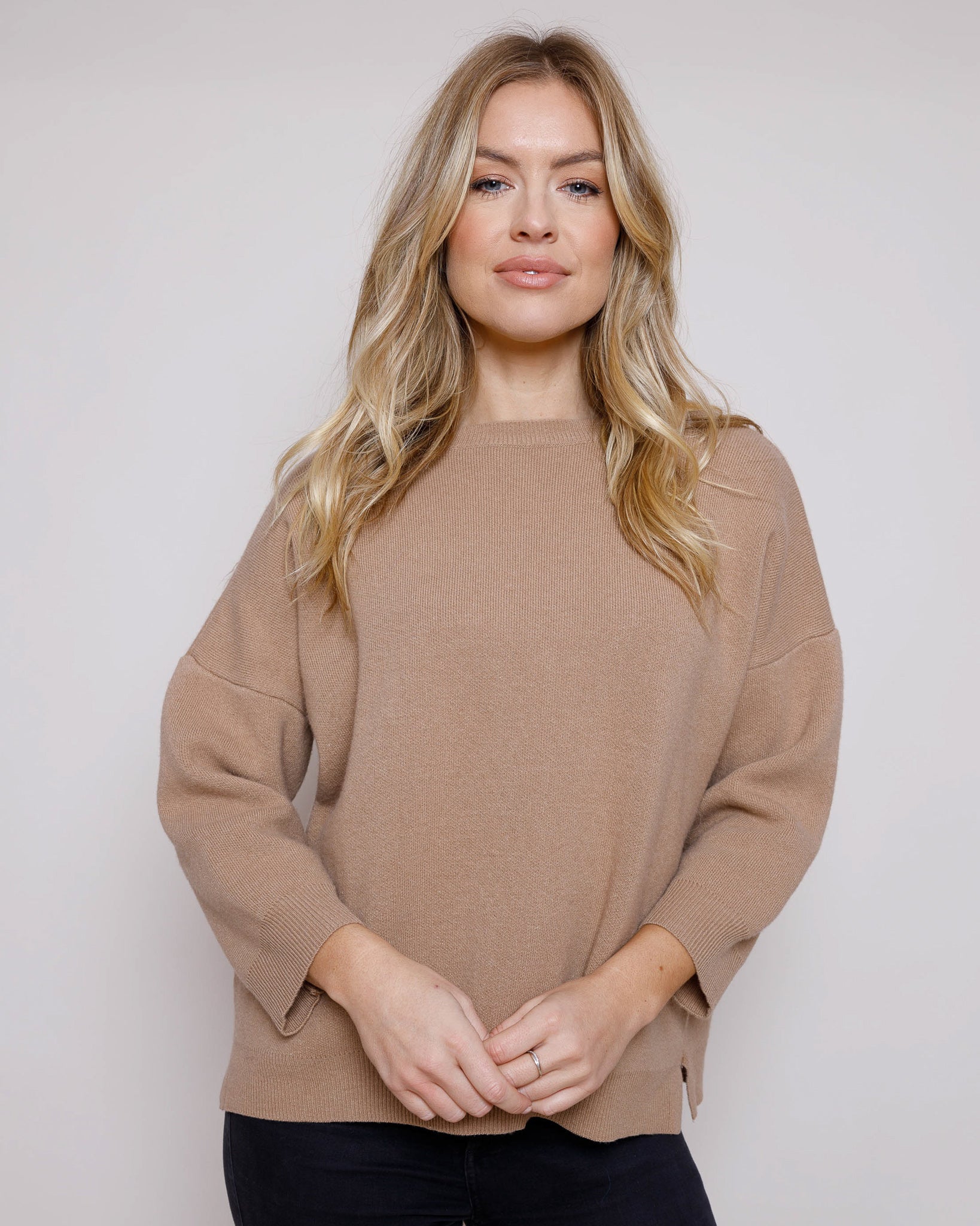 Fai - Cashmere Mix Sweater - Camel