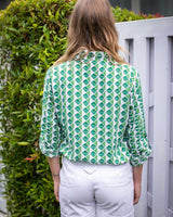 Firenze Shirt - Green Triangle