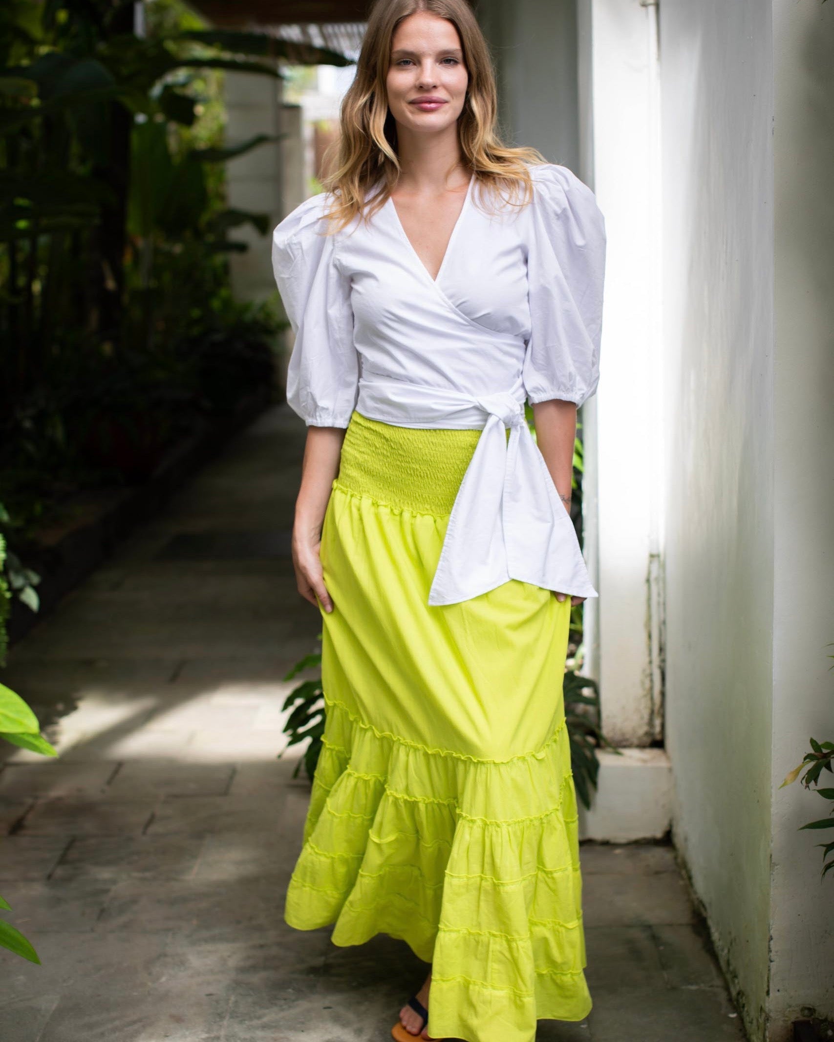 St Tropez Dress/Skirt - Acid Lime