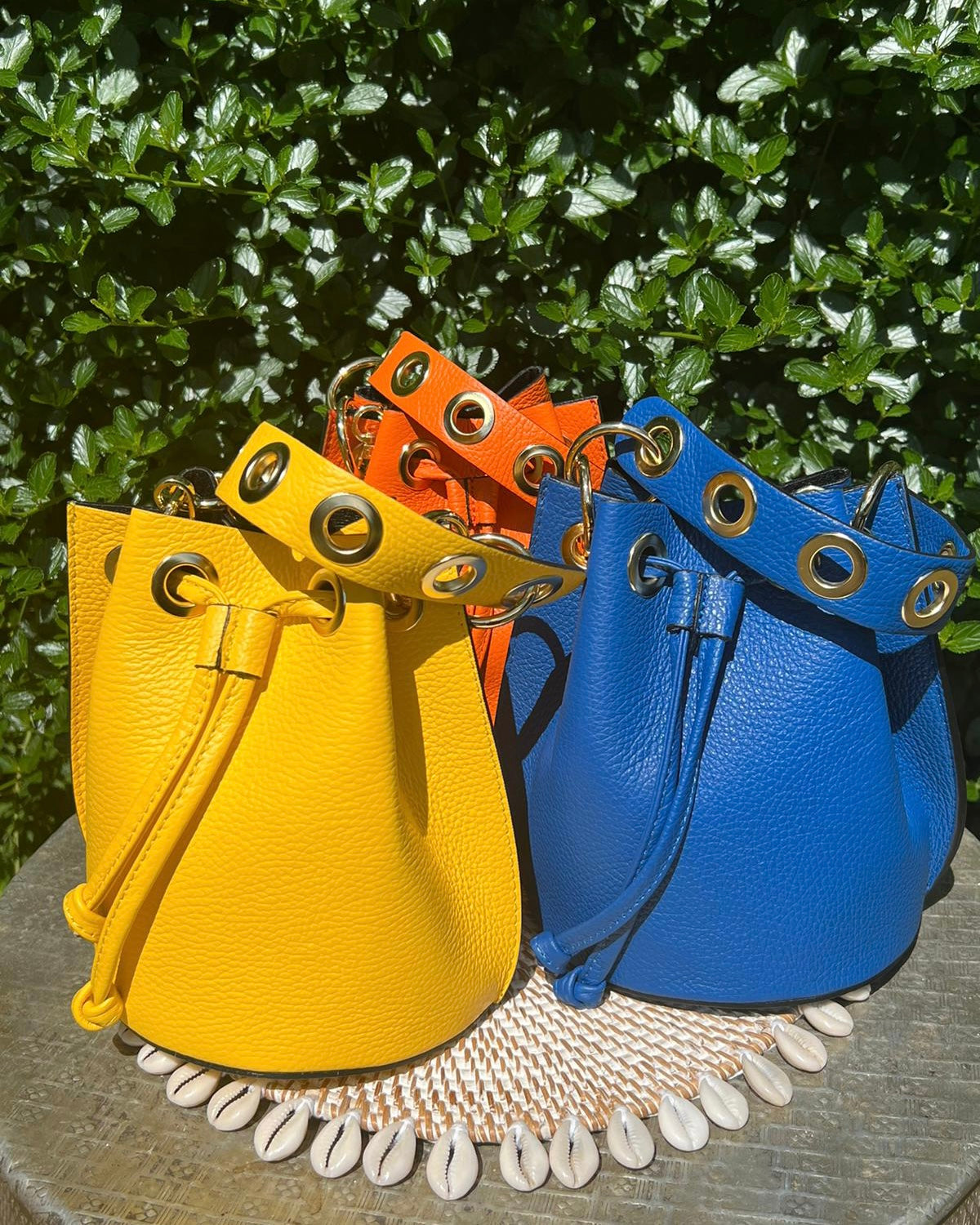 Yellow Bucket Bag