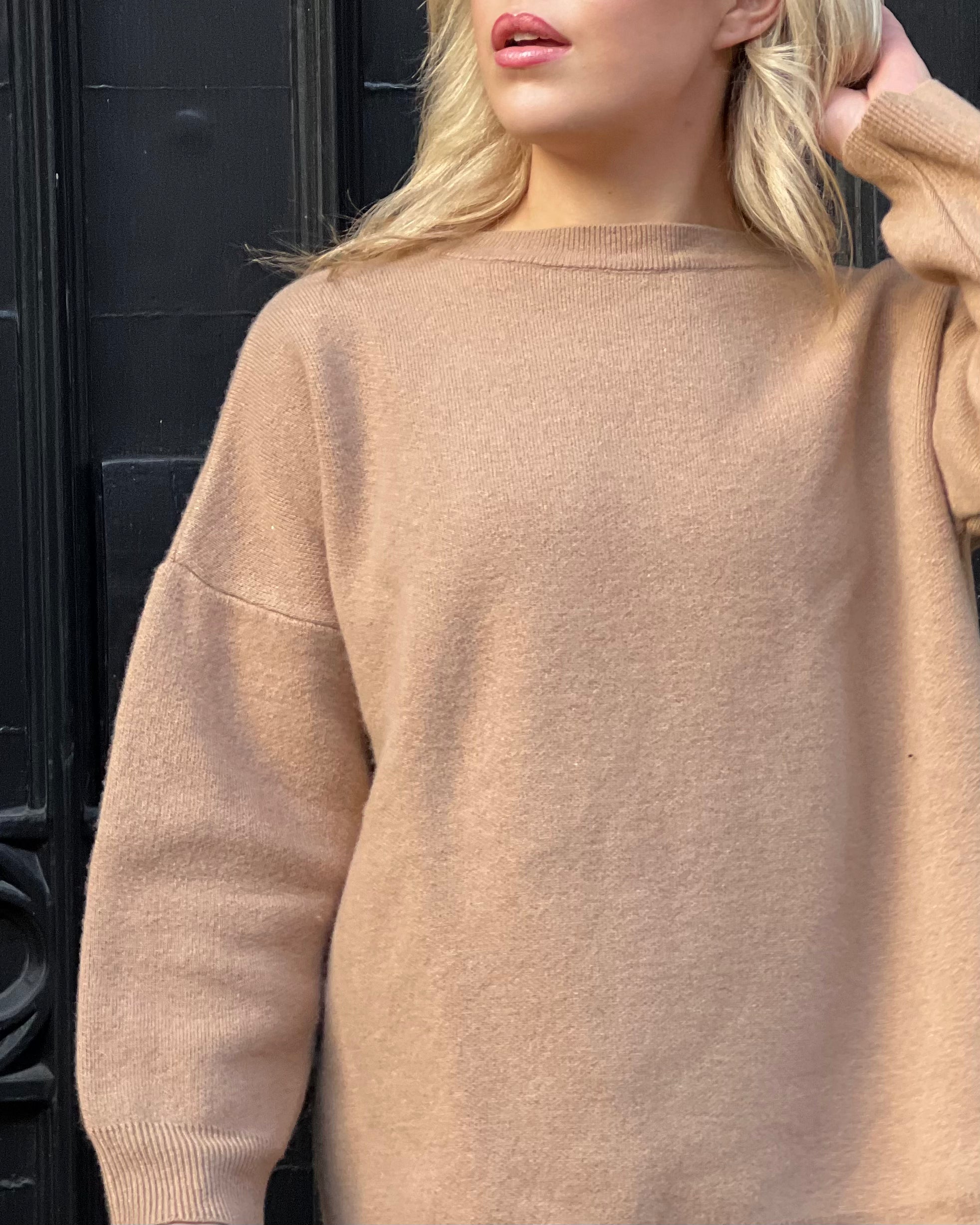 Fai - Cashmere Mix Sweater - Camel