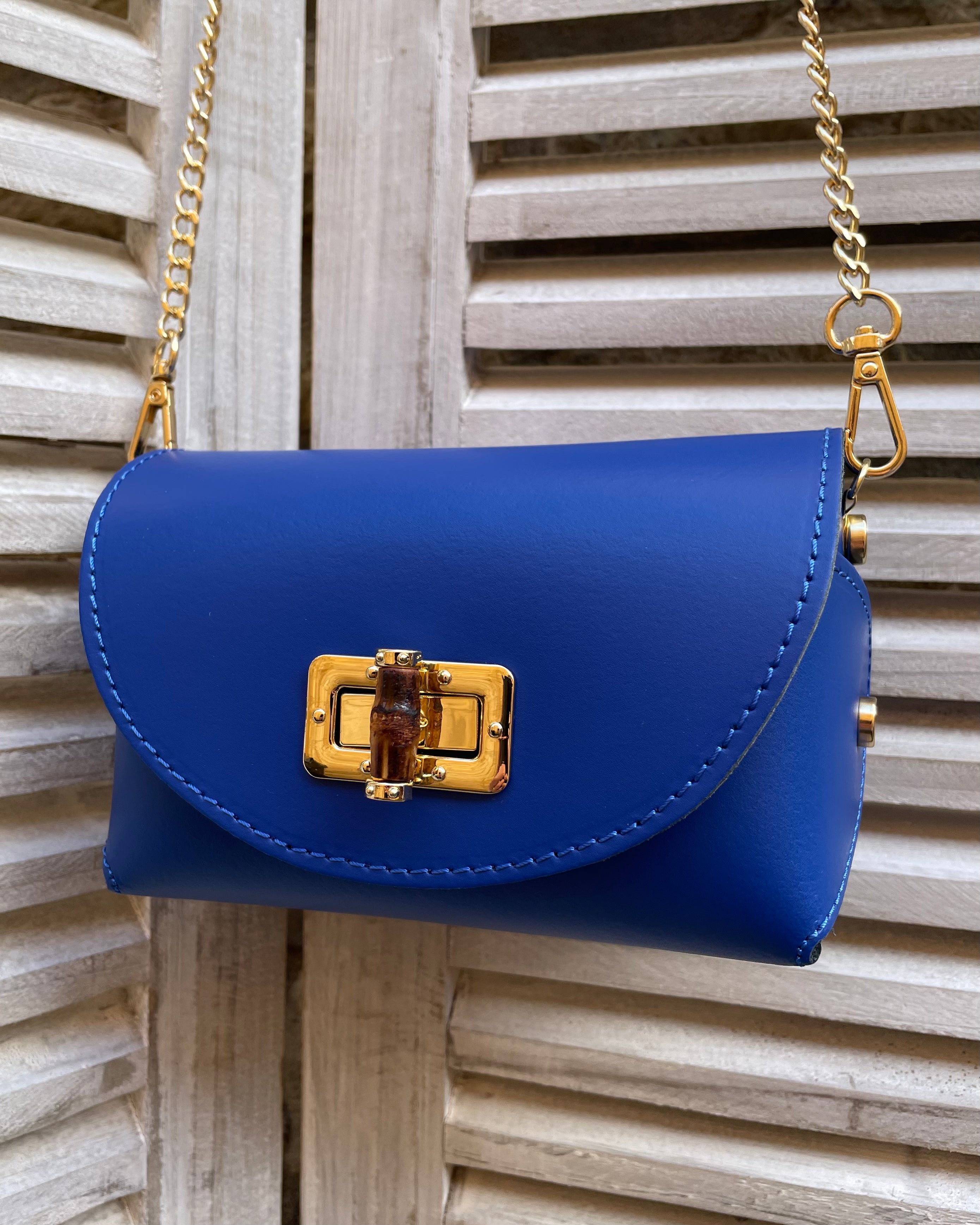 Roma Bag with Bamboo Clasp
