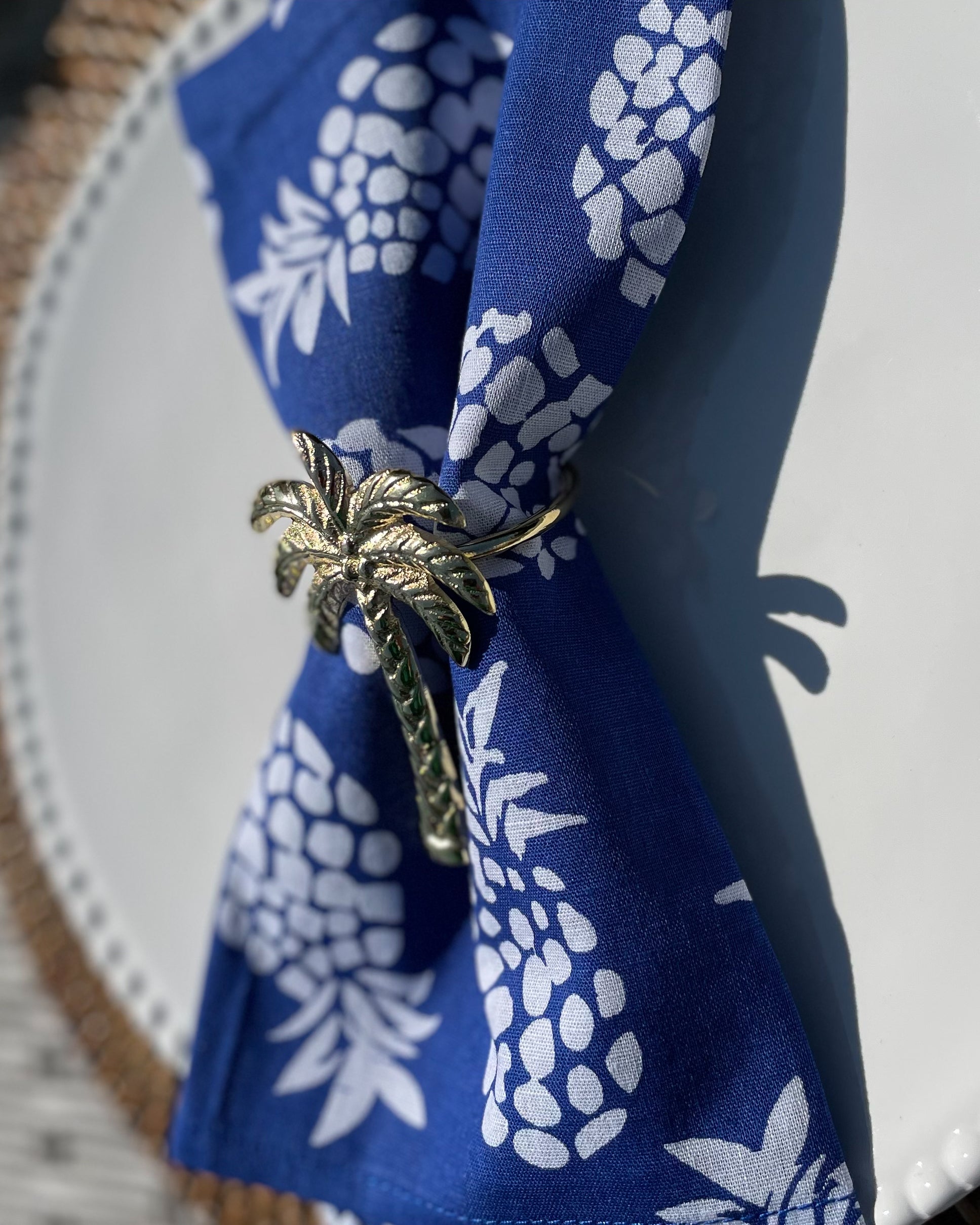 Napkins - Blue Pineapple (Set of 4)