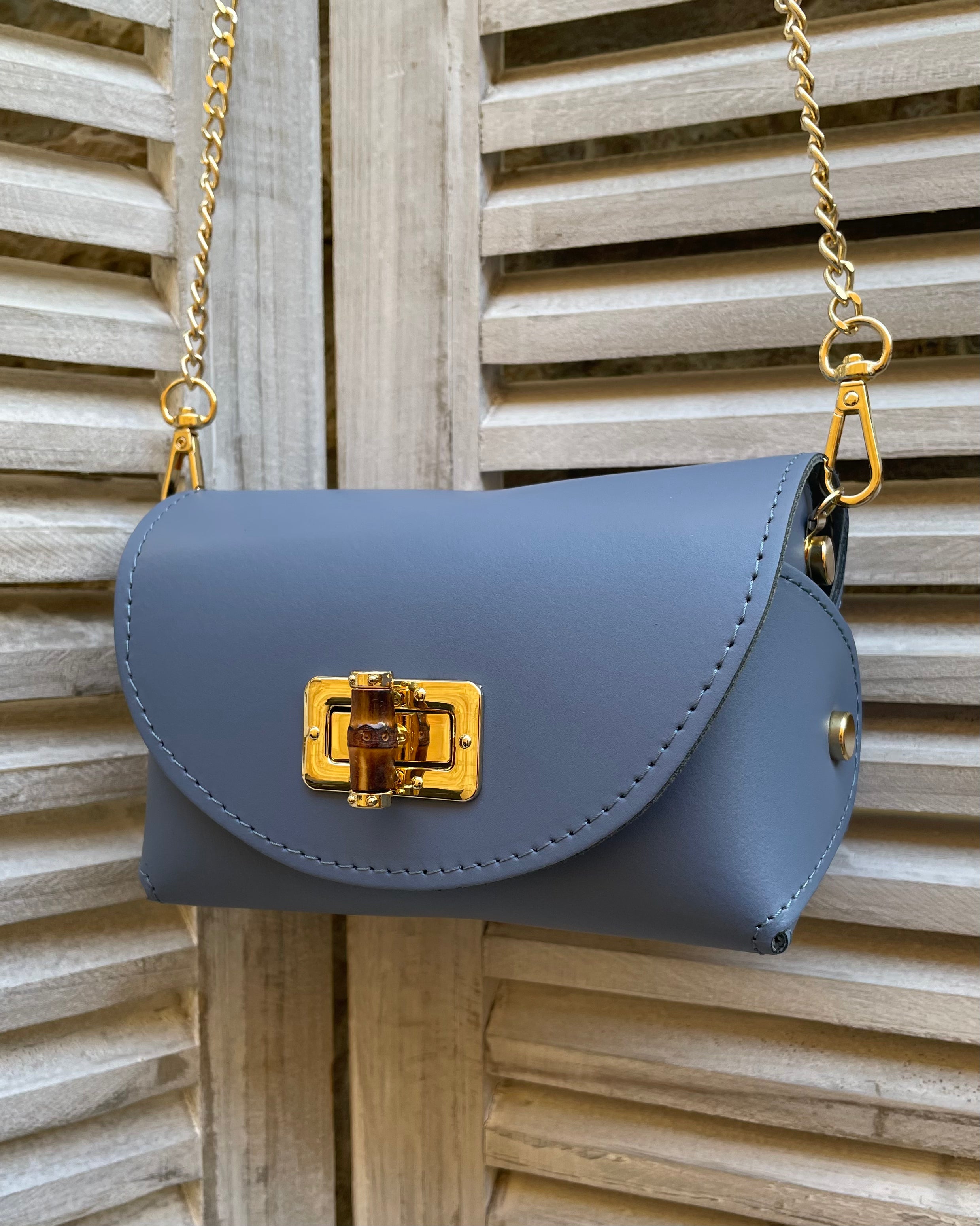 Roma Bag with Bamboo Clasp