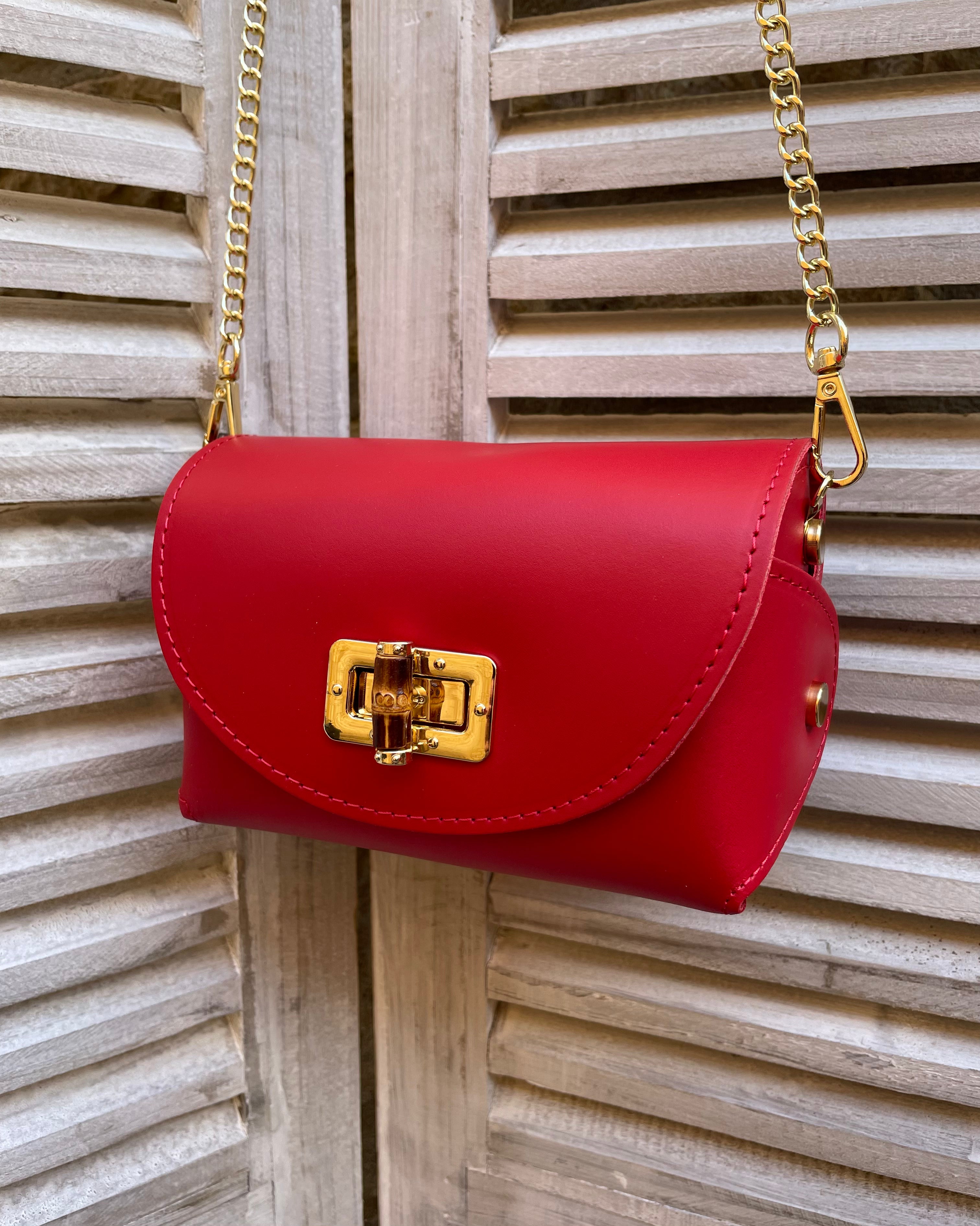 Roma Bag with Bamboo Clasp
