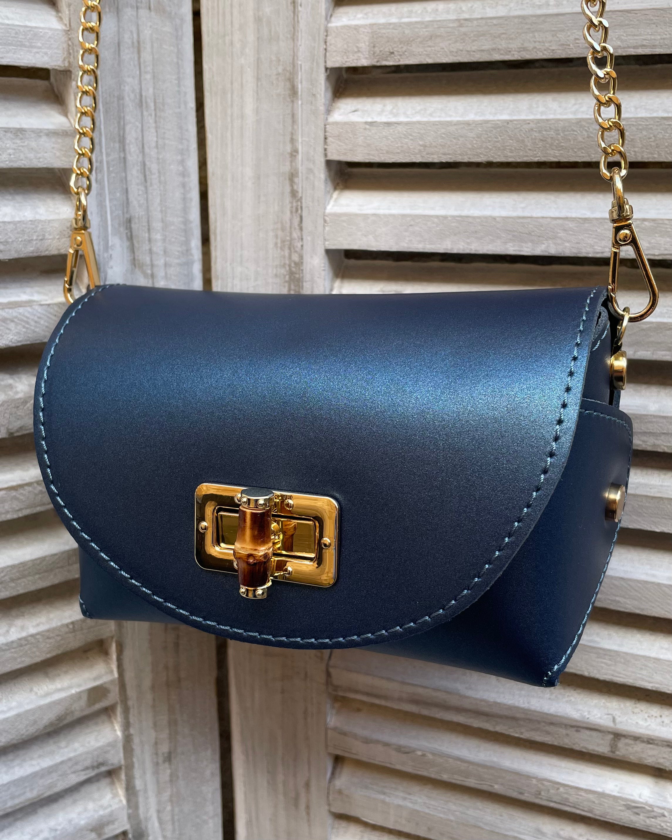 Roma Bag with Bamboo Clasp