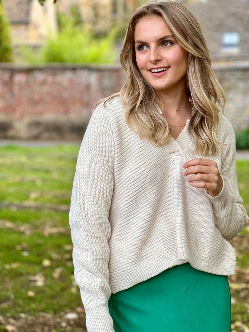 Vecouly Collared Knit - Marine