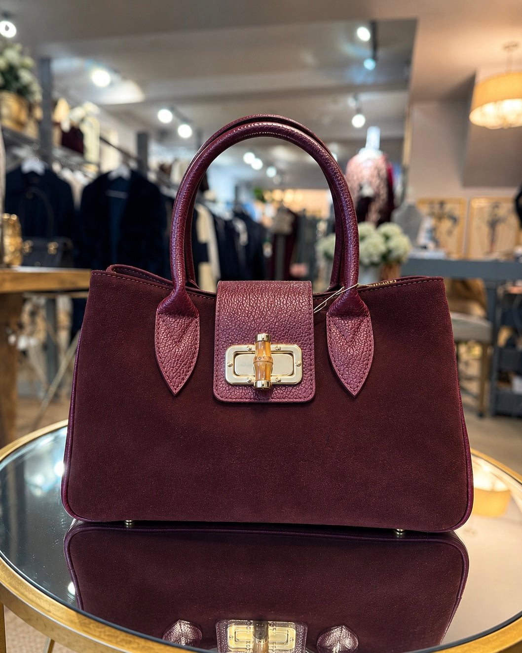 Arezzo Bag - Burgundy