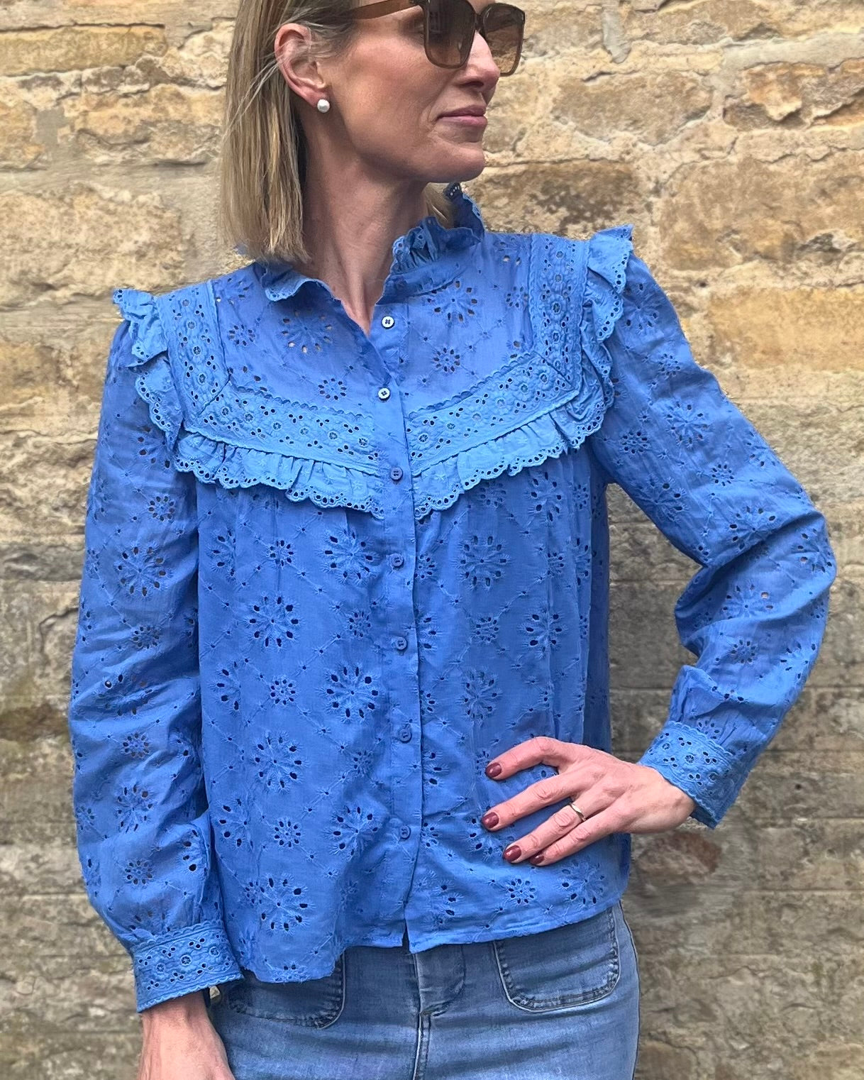 Ines Blouse - Blue