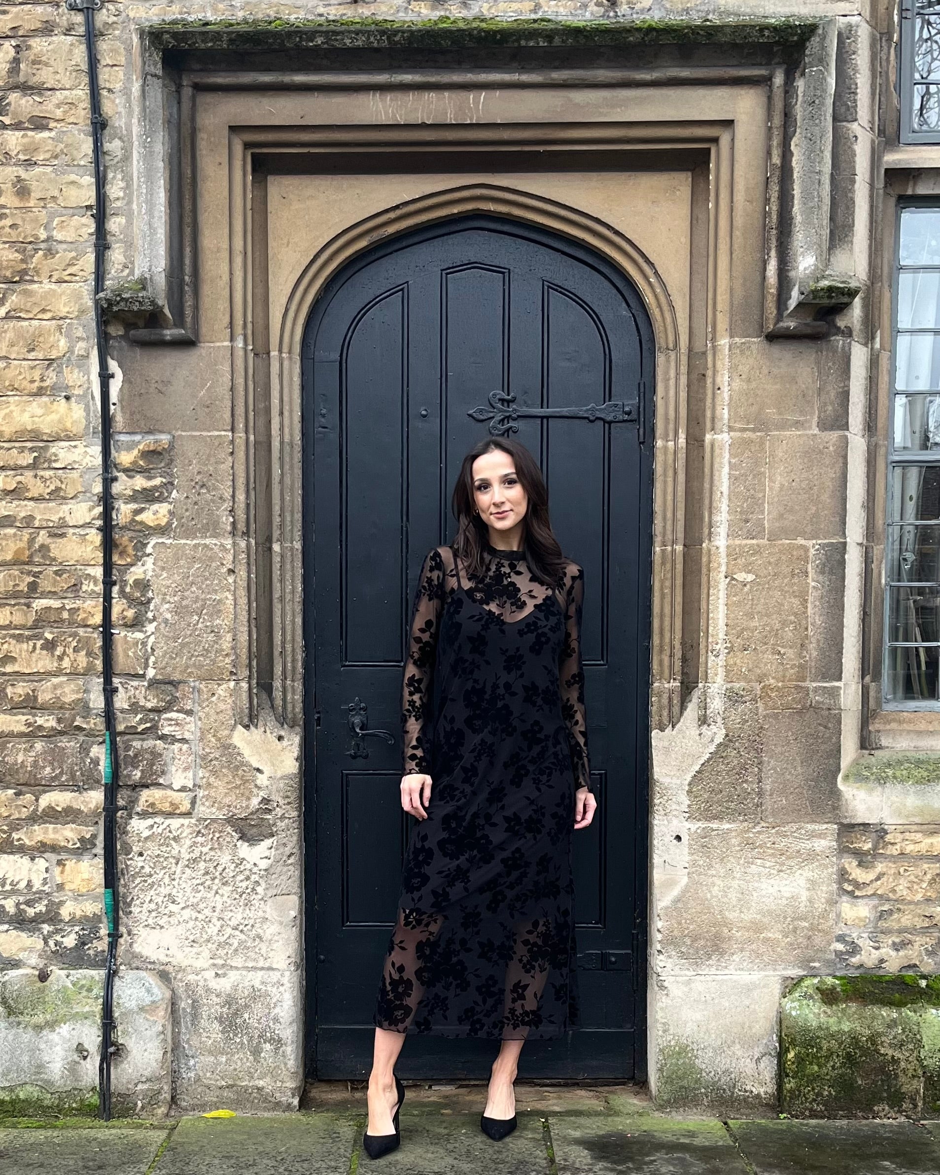 Blythe Lace Dress - Black