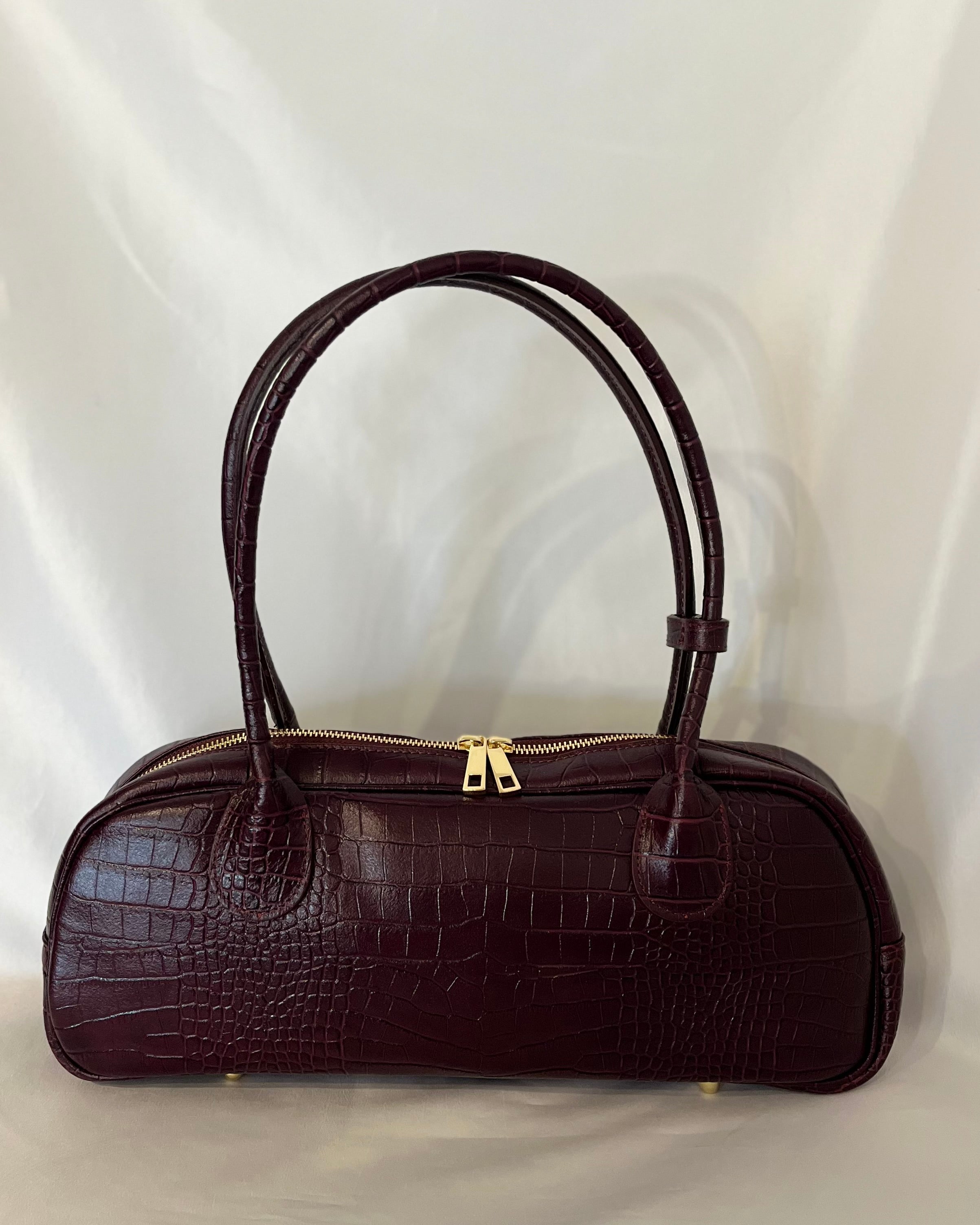 Dolce Bag - Burgundy Croc