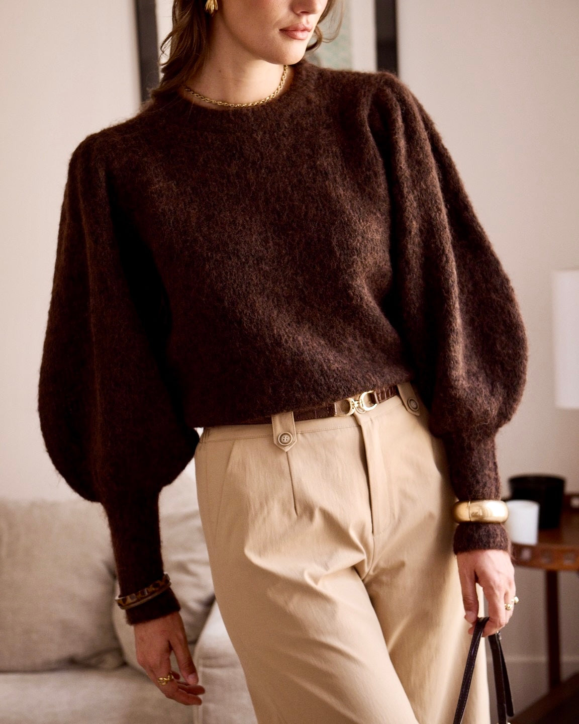 Zellie Knit - Chocolate