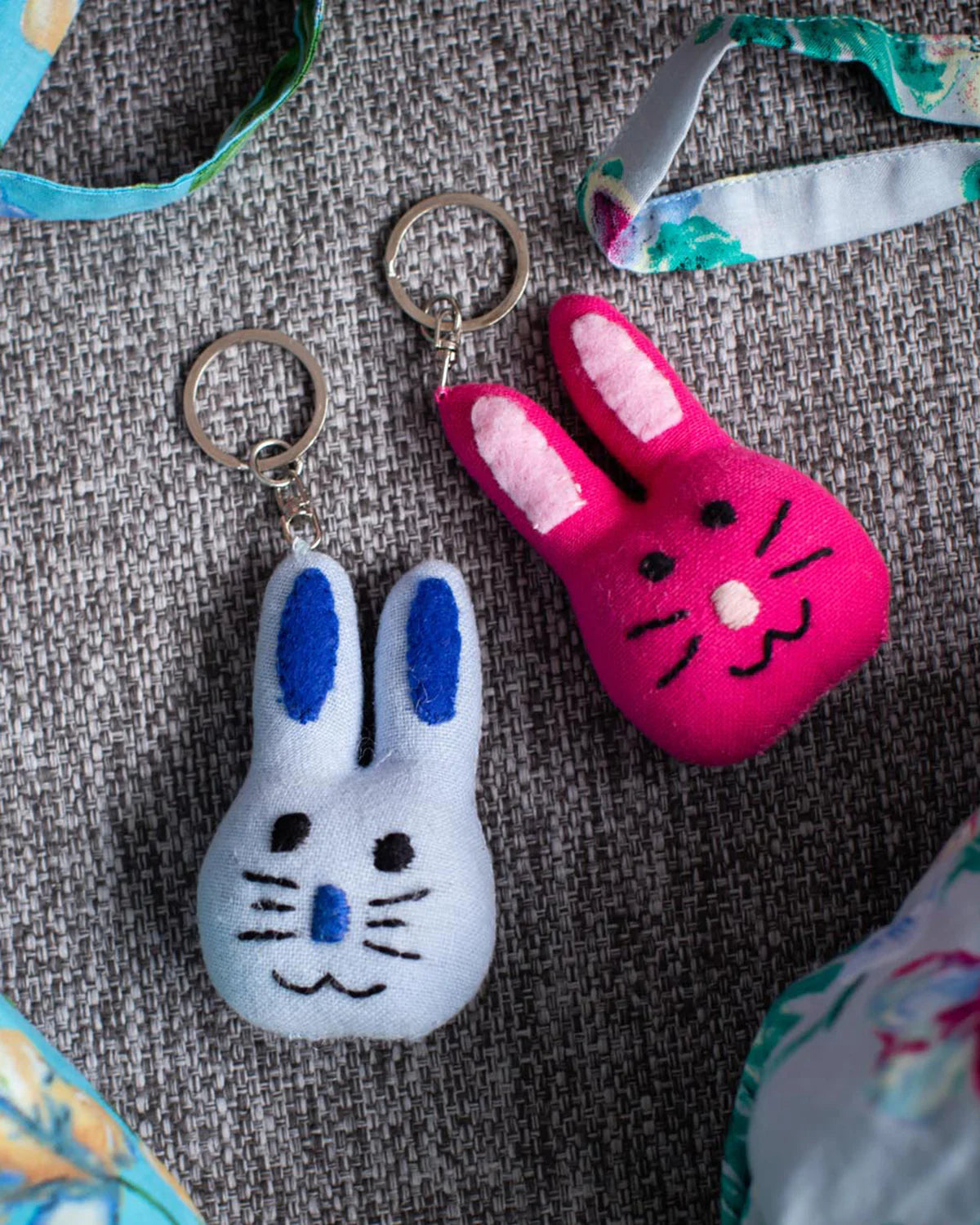 Bali Life Bunny Keyring - Blue