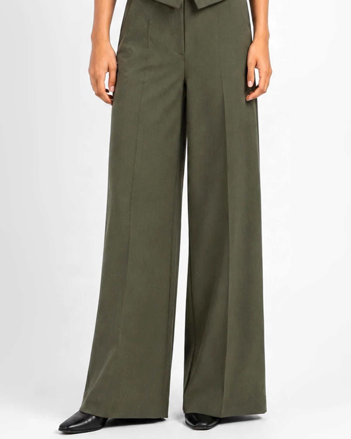 Perliva Trousers - Militaire