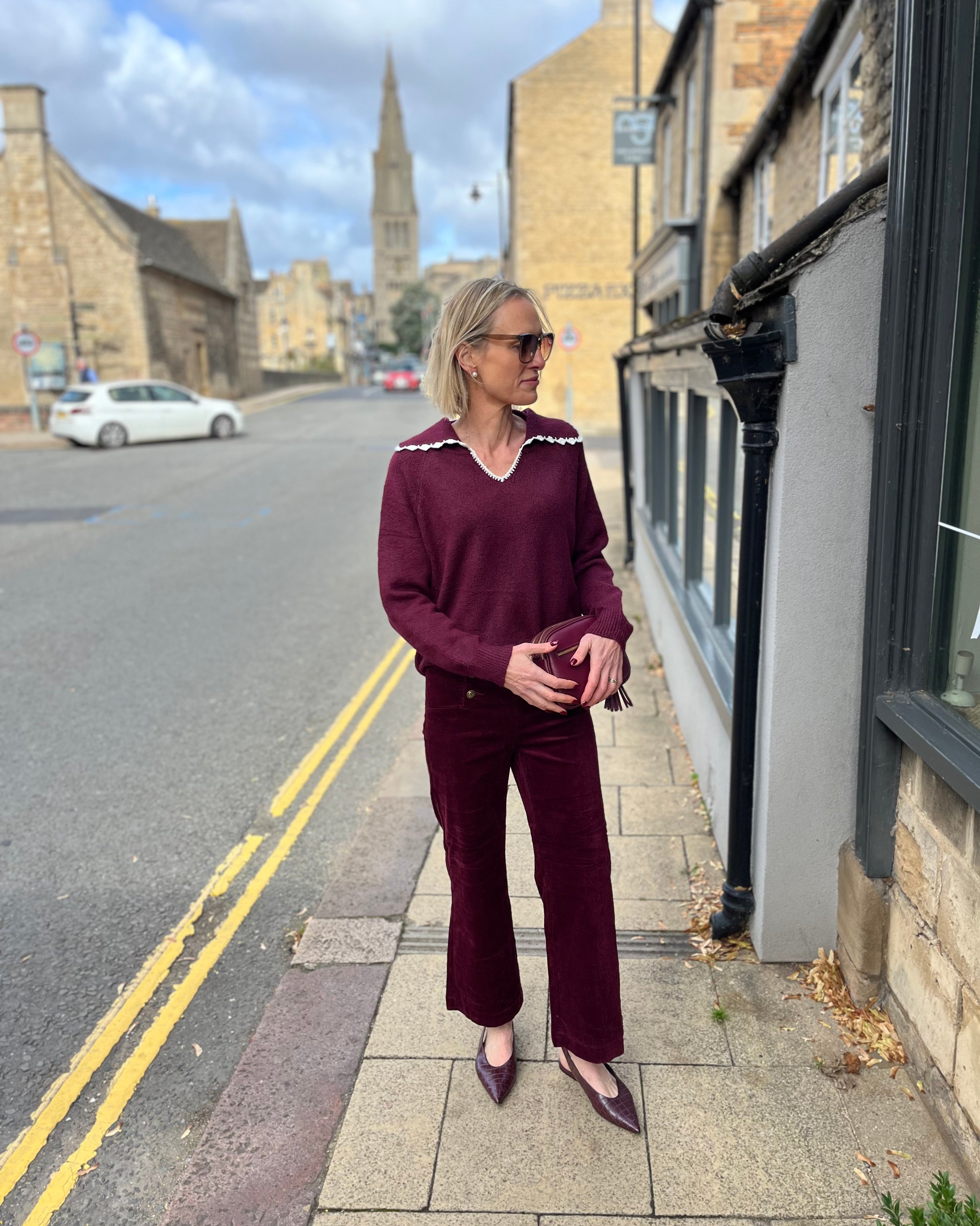 Raye Cords - Burgundy