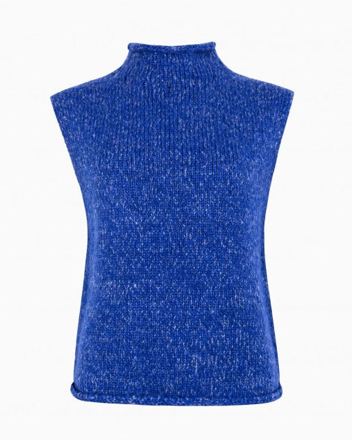 Lecara Sleeveless Knit - Blue