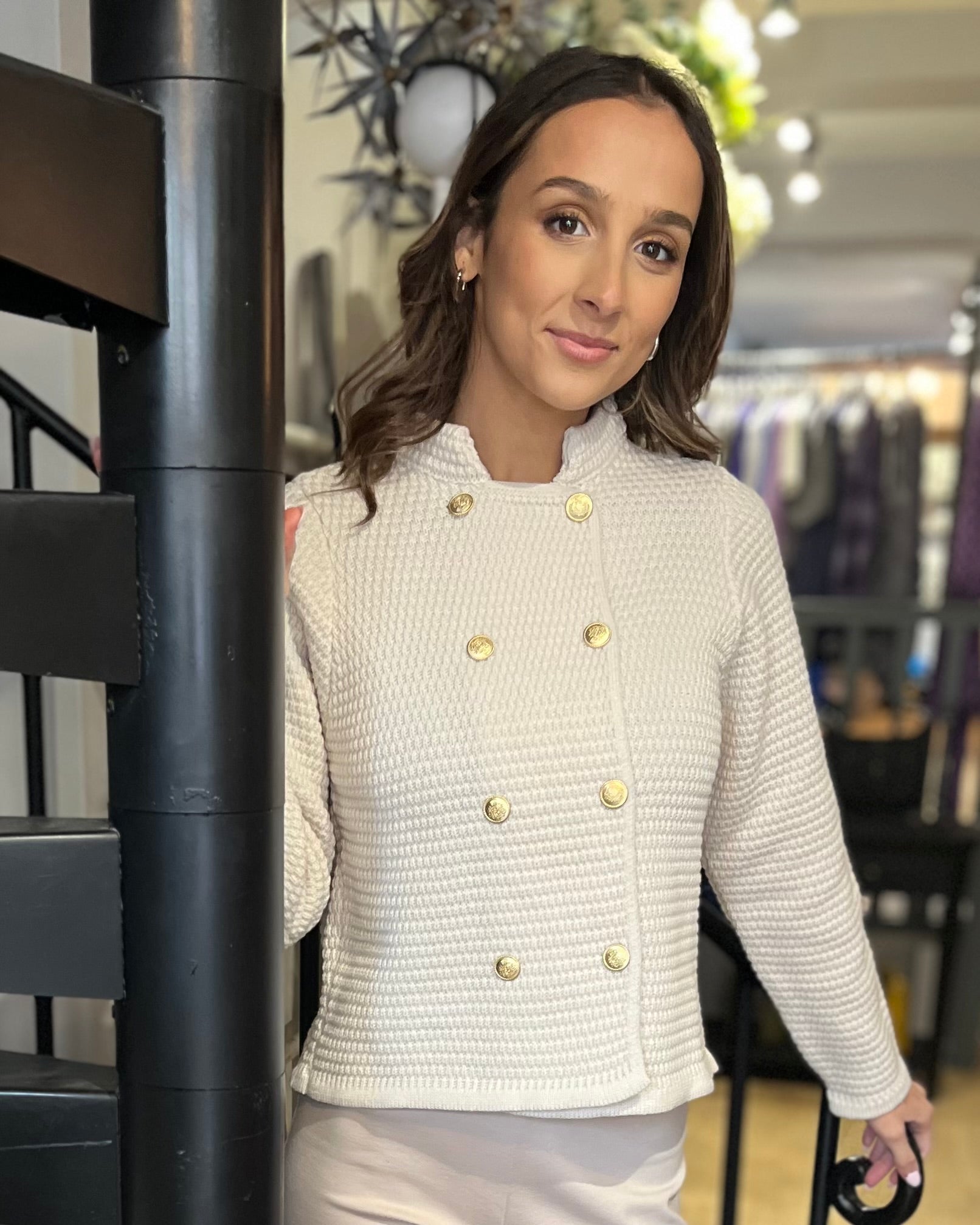 Voscar Jacket - Ecru
