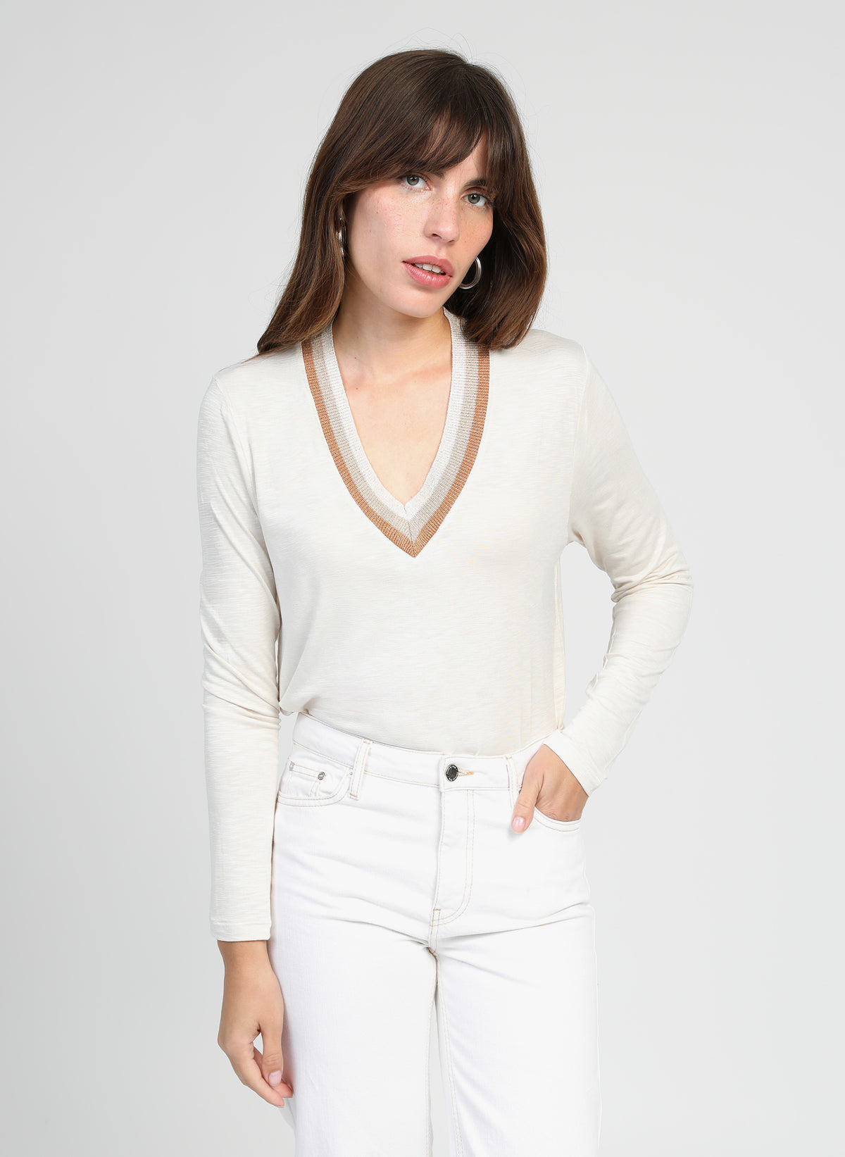 Tongali Top - Cream