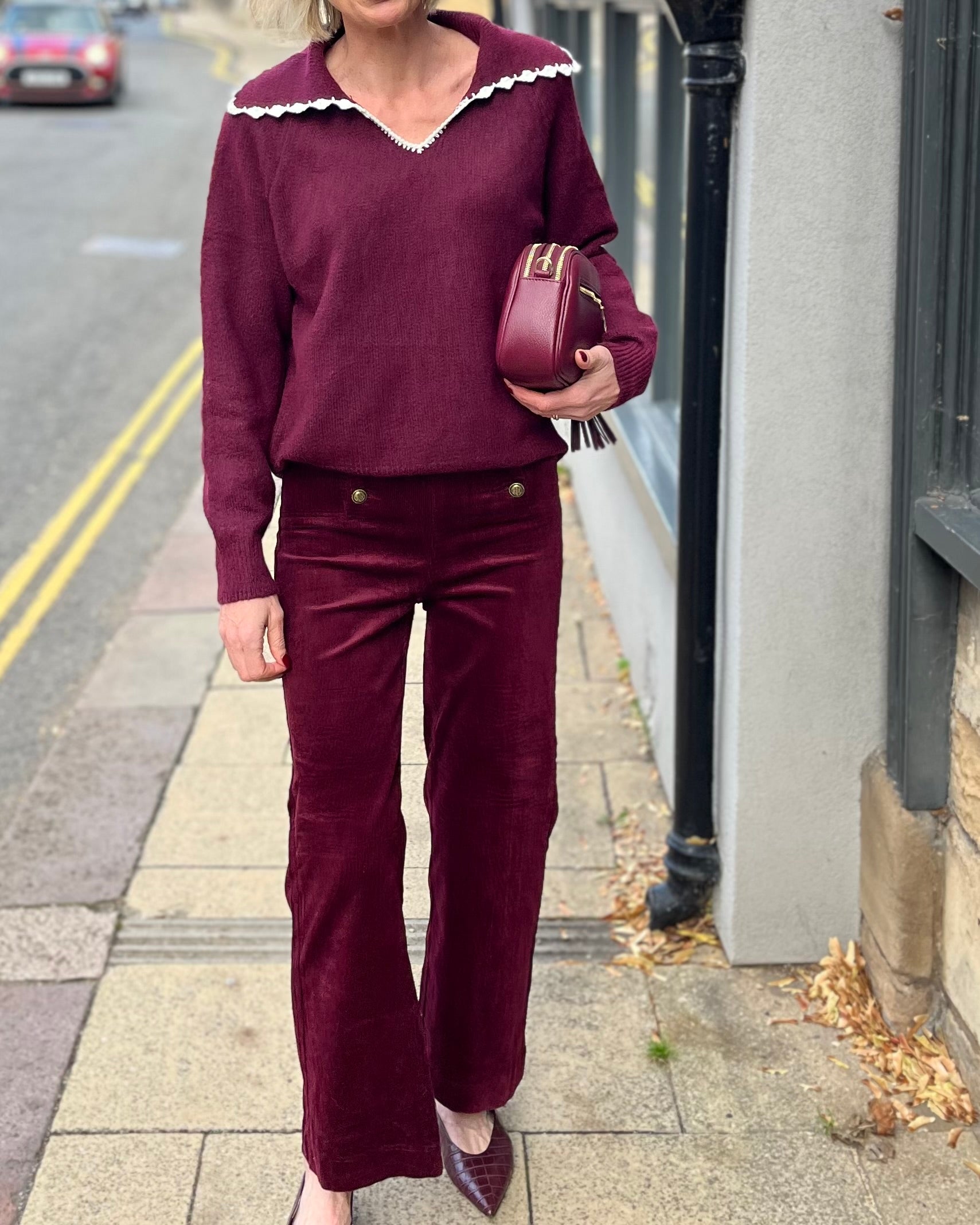 Raye Cords - Burgundy