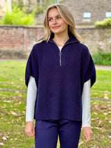 Linna Zipped Poncho