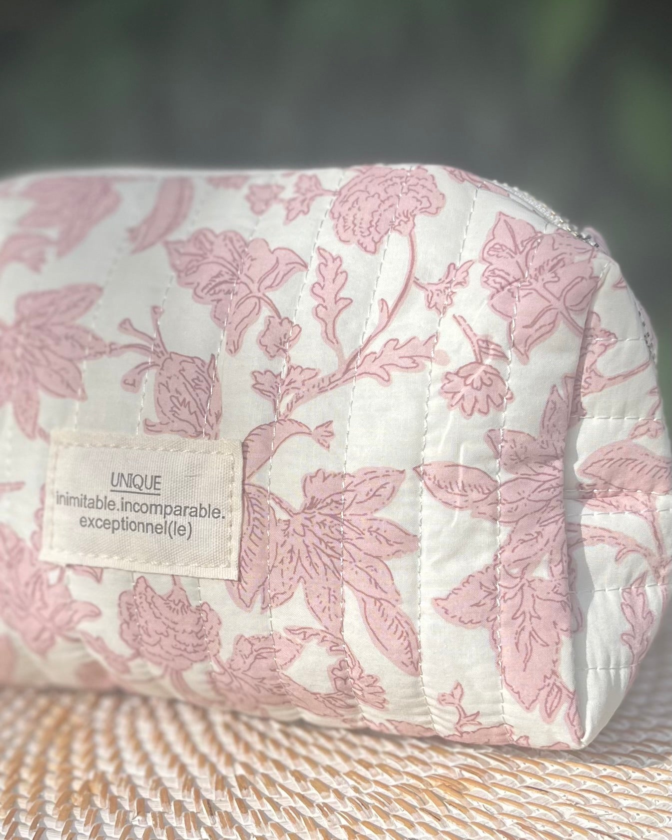 Cosmetic Pouch - Pink Unique