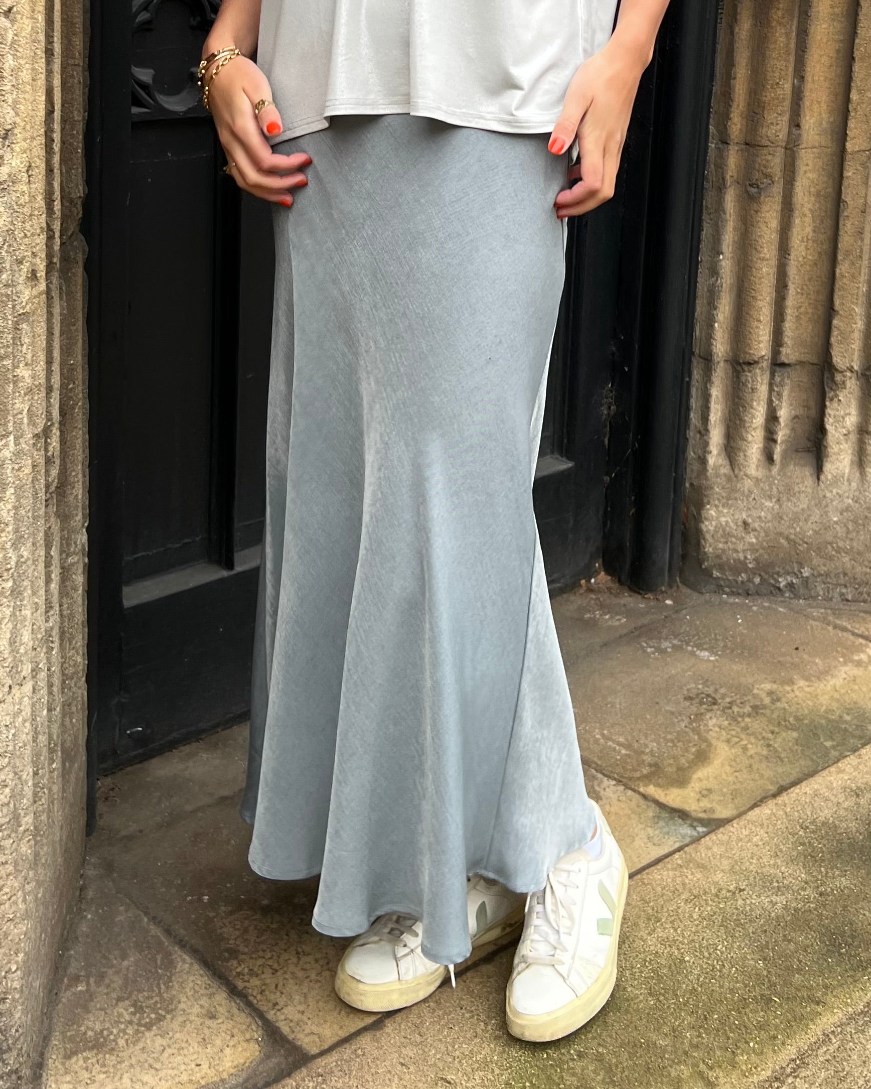 Janiata Maxi Skirt - Grey