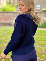 Vecouly Collared Knit - Marine