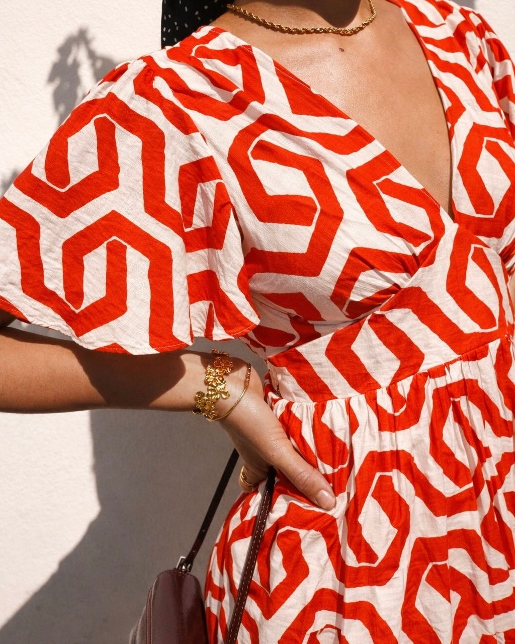 Elise Dress - Orange