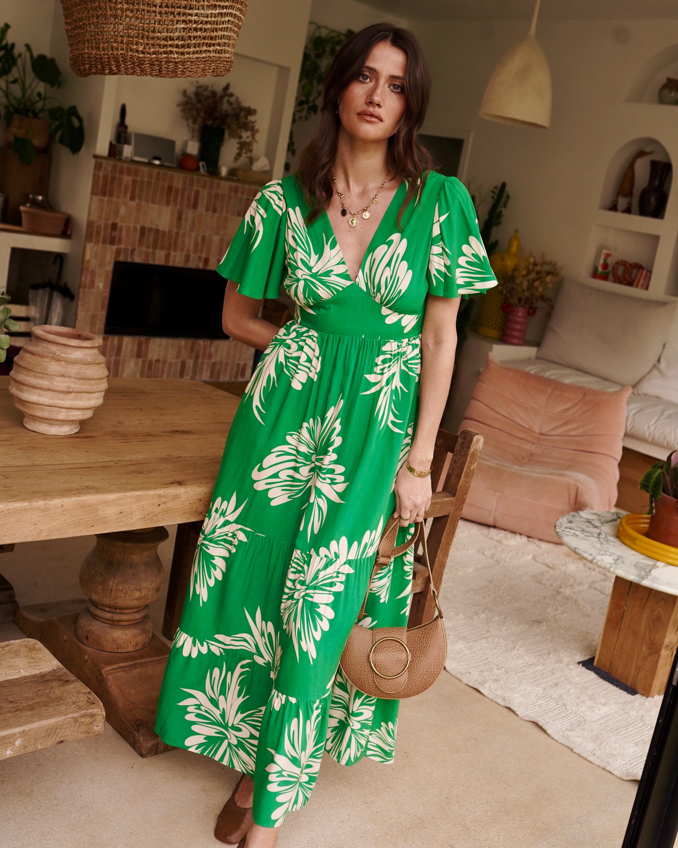 Jasmine Dress - Green