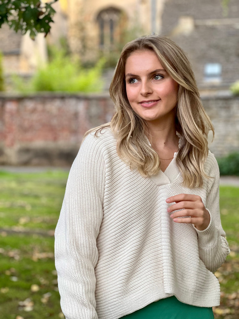 Vecouly Collared Knit - Marine