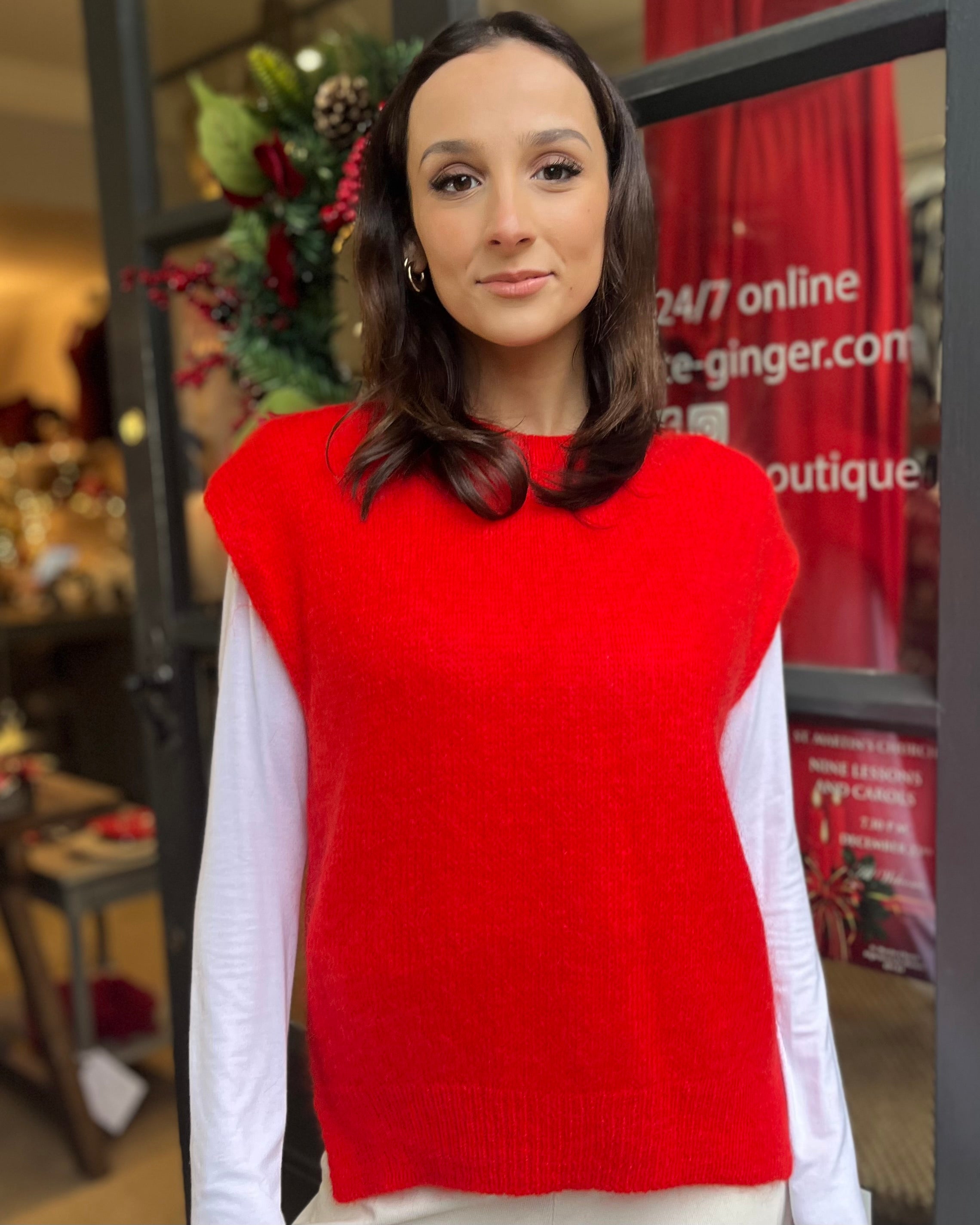 Milly Tank Top - Red