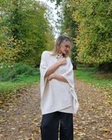 Vilma Open Knit Poncho
