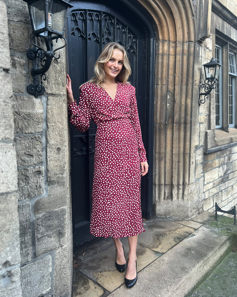 Marulyna Dress - Bordeaux