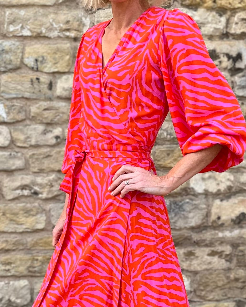 Beatrice - Pink Orange Zebra