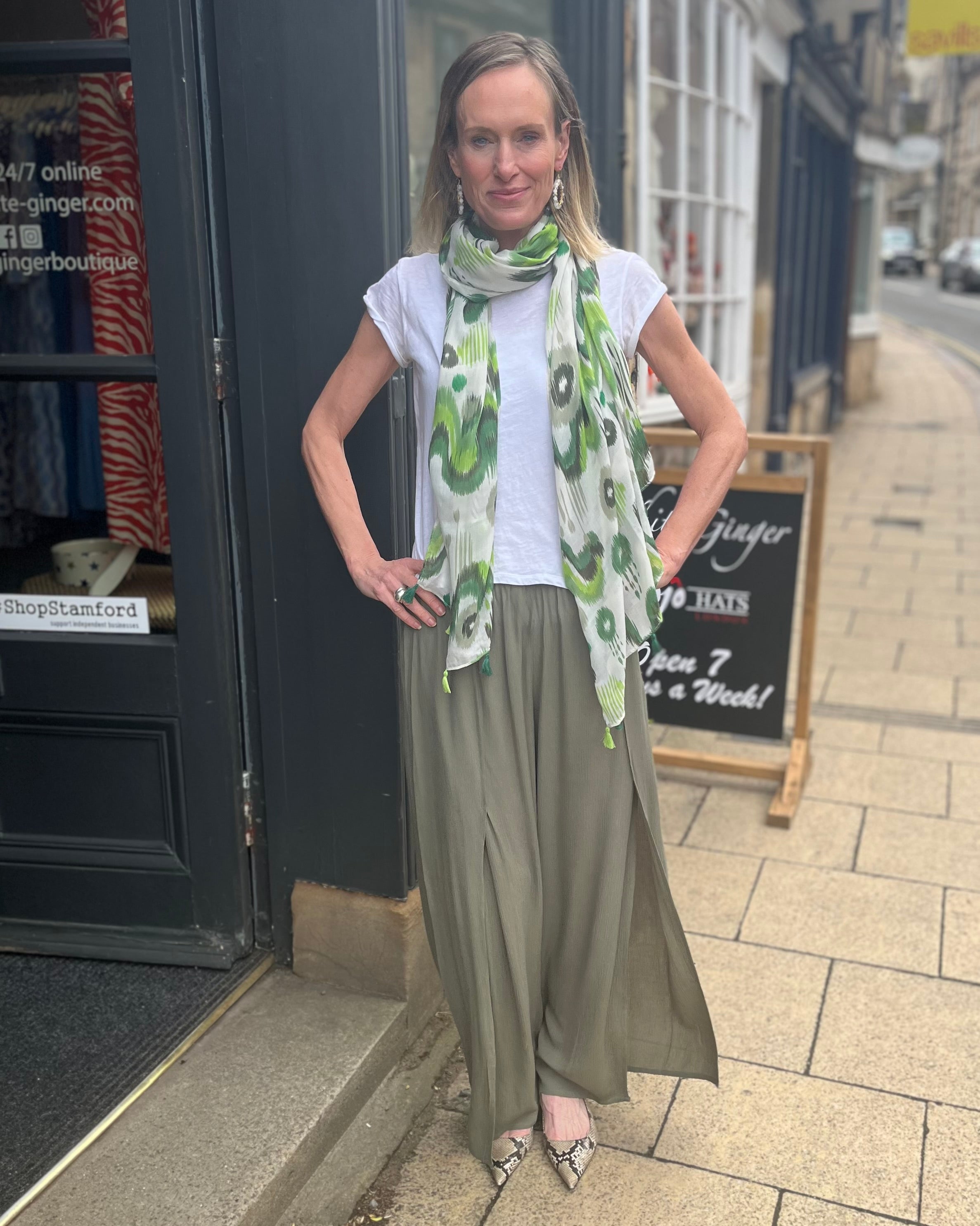 Marina Trouser - Khaki