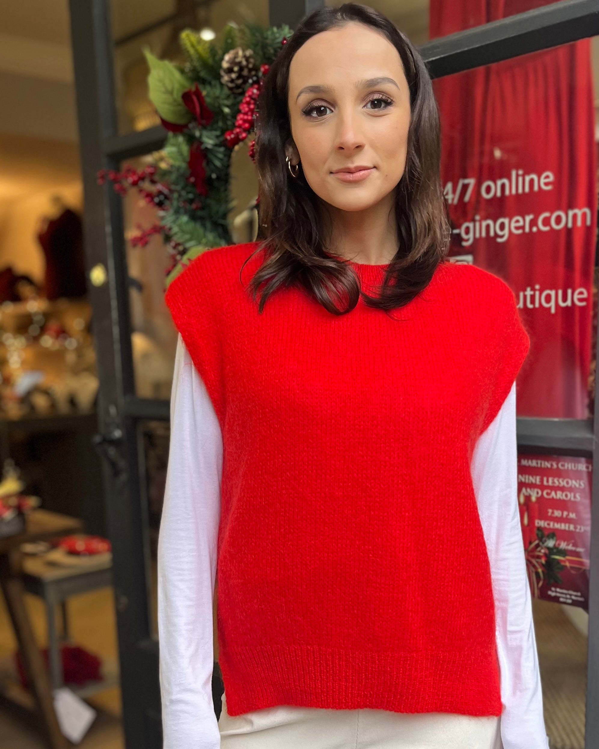 Milly Tank Top - Red