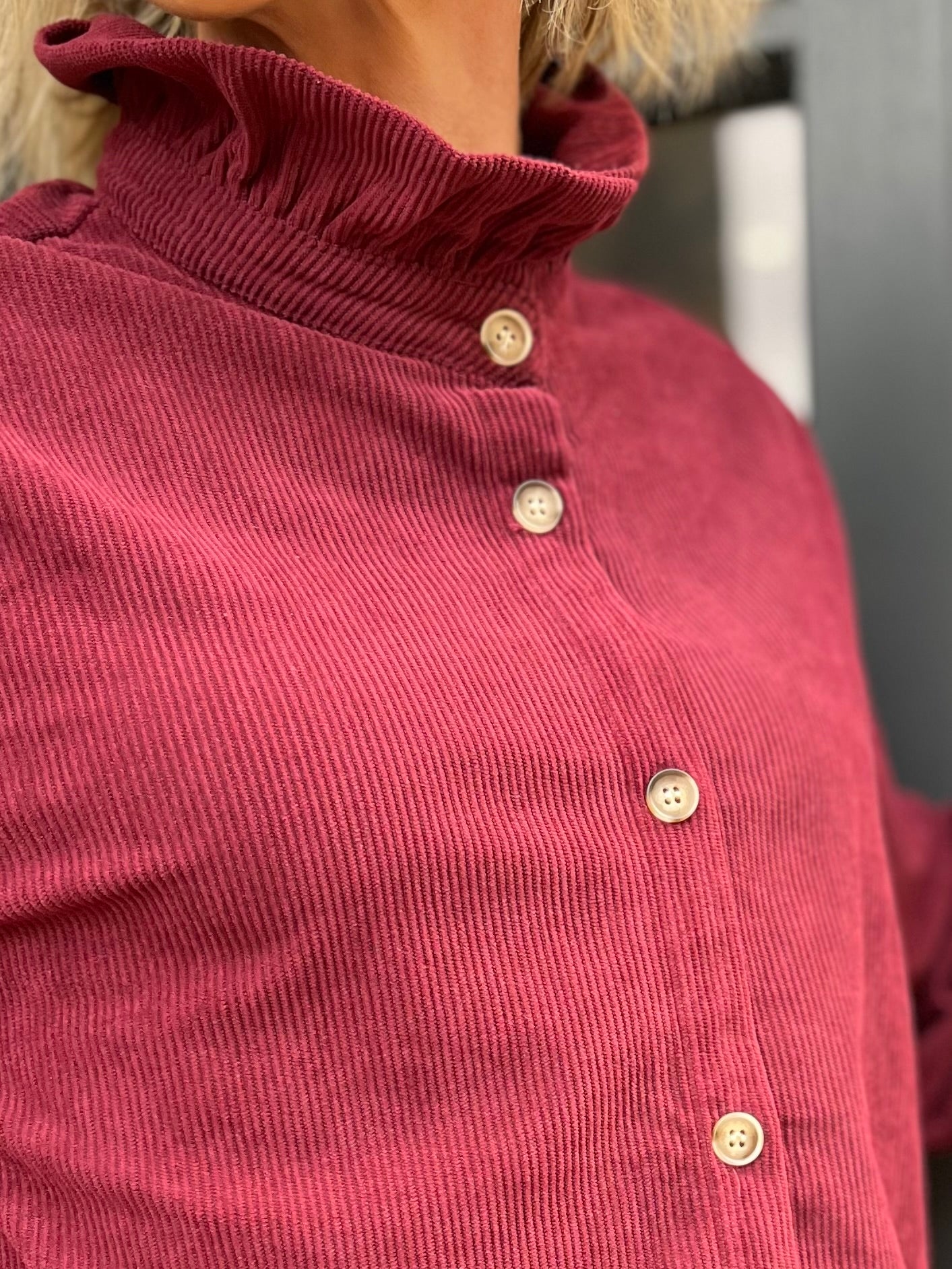 Cordelia Corduroy Blouse