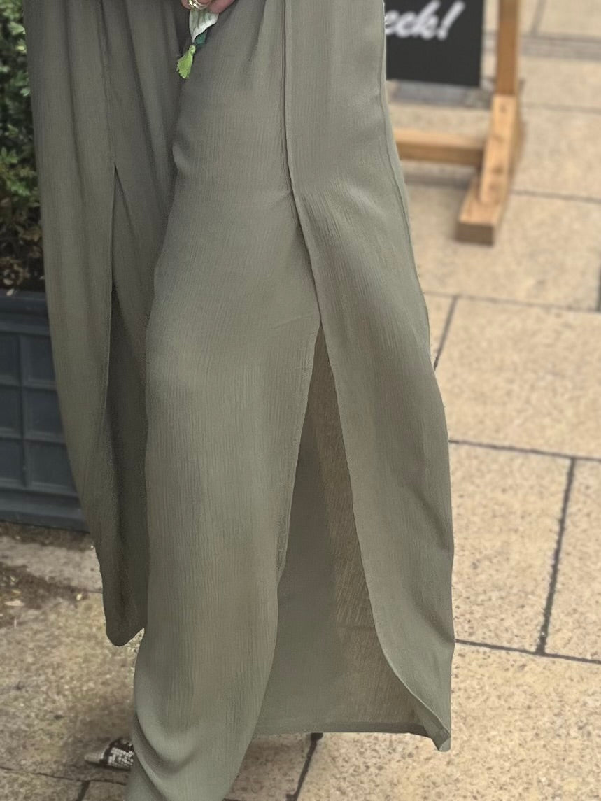 Marina Trouser - Khaki