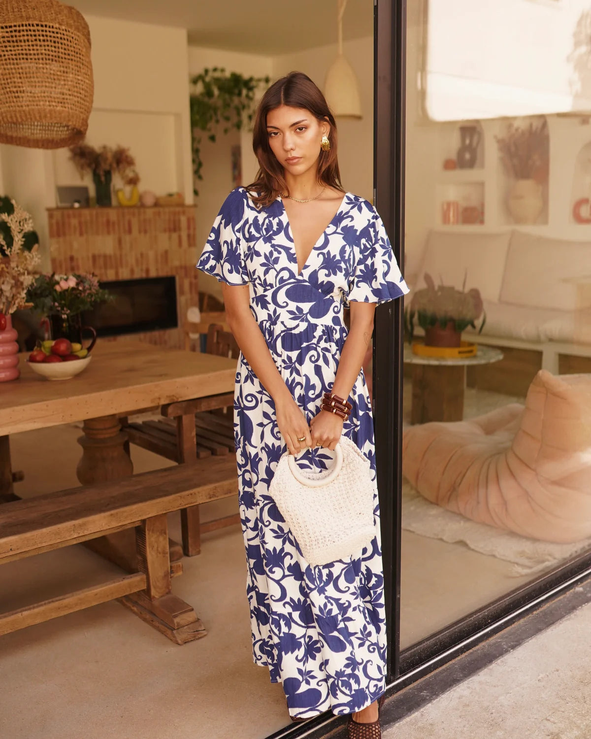 Élise Dress - Cobalt