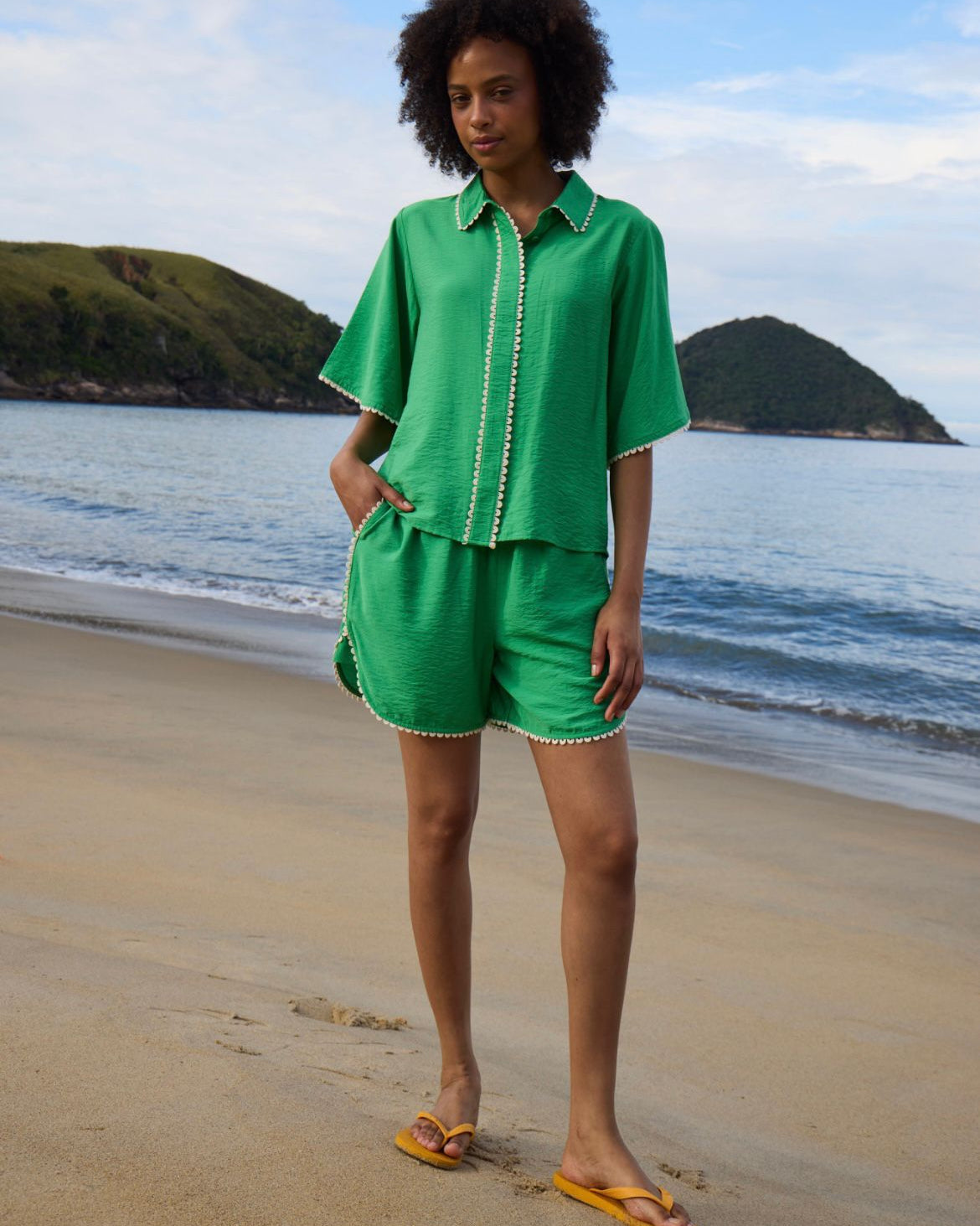 Leni Blouse - Green