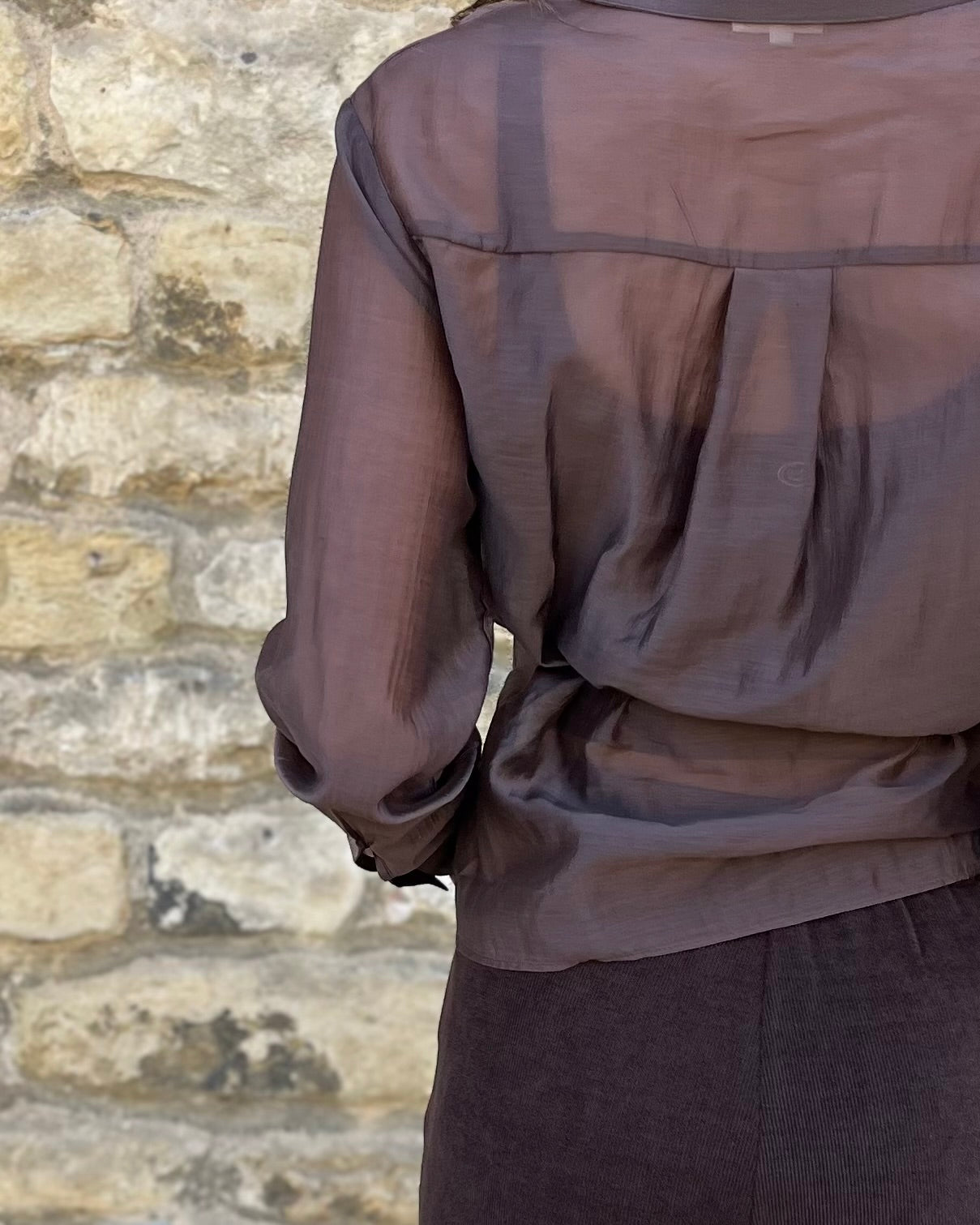 Aima Blouse - Chocolate